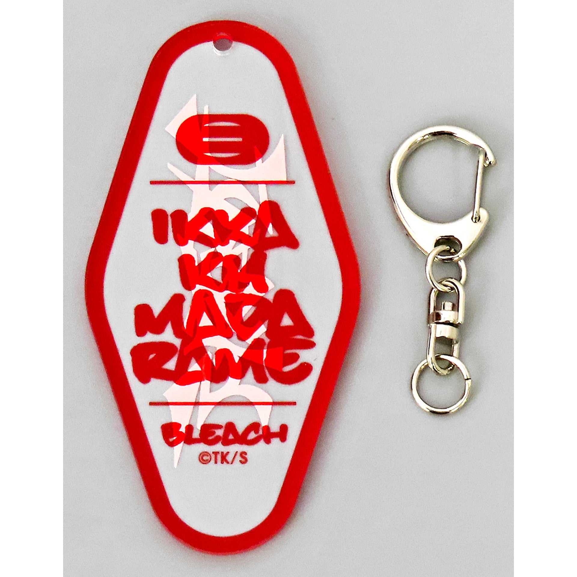 Ikkaku Madarame Bleach Tite Kubo Official Fan Club Klub Outside Member Limited Acrylic Motel Keychain Goods [USED]
