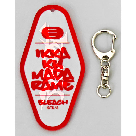 Ikkaku Madarame Bleach Tite Kubo Official Fan Club Klub Outside Member Limited Acrylic Motel Keychain Goods [USED]
