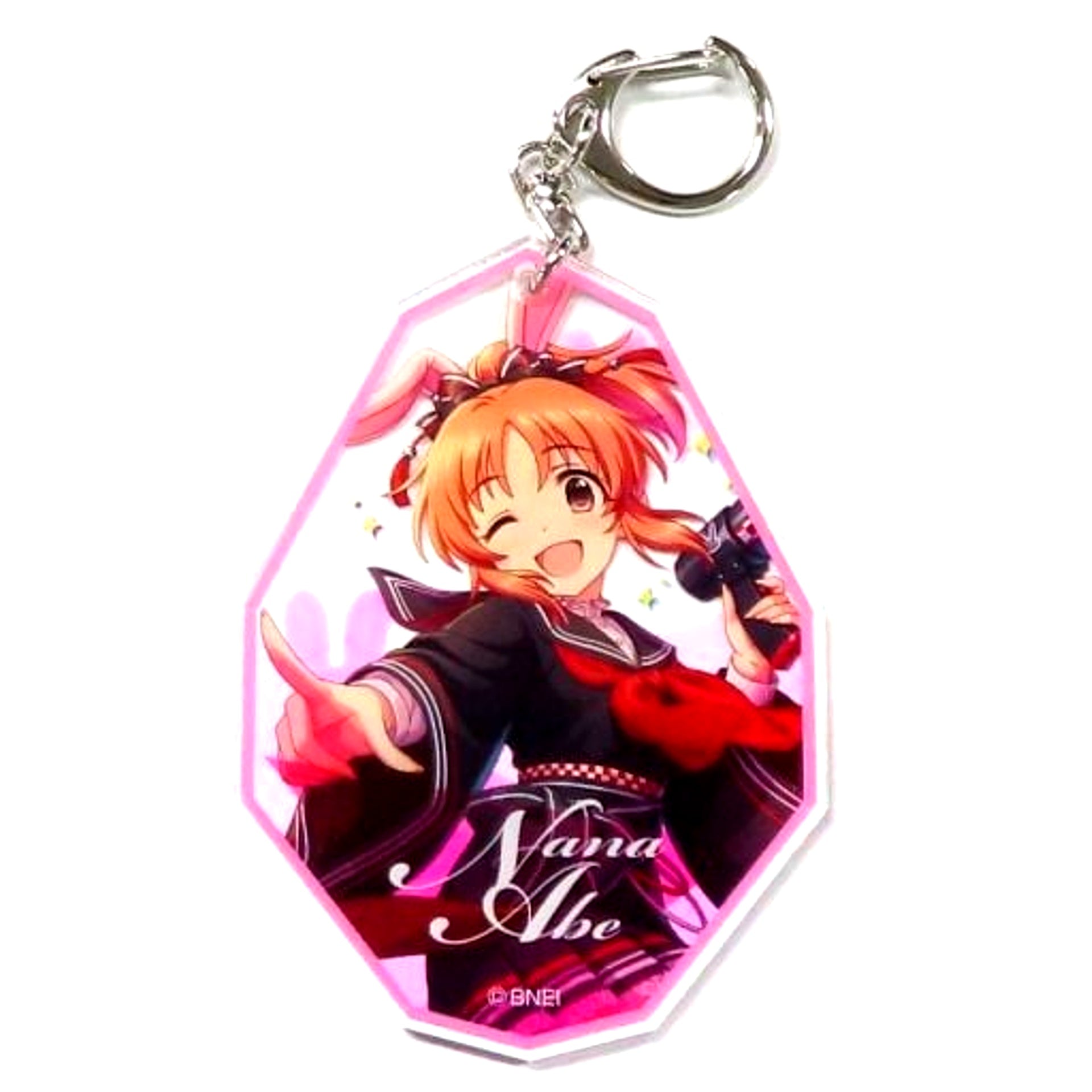 Nana Abe THE IDOLM@STER CINDERELLA GIRLS Acrylic Keychain Sailor Suit Official Shop Kuji M@STER Prize B [USED]