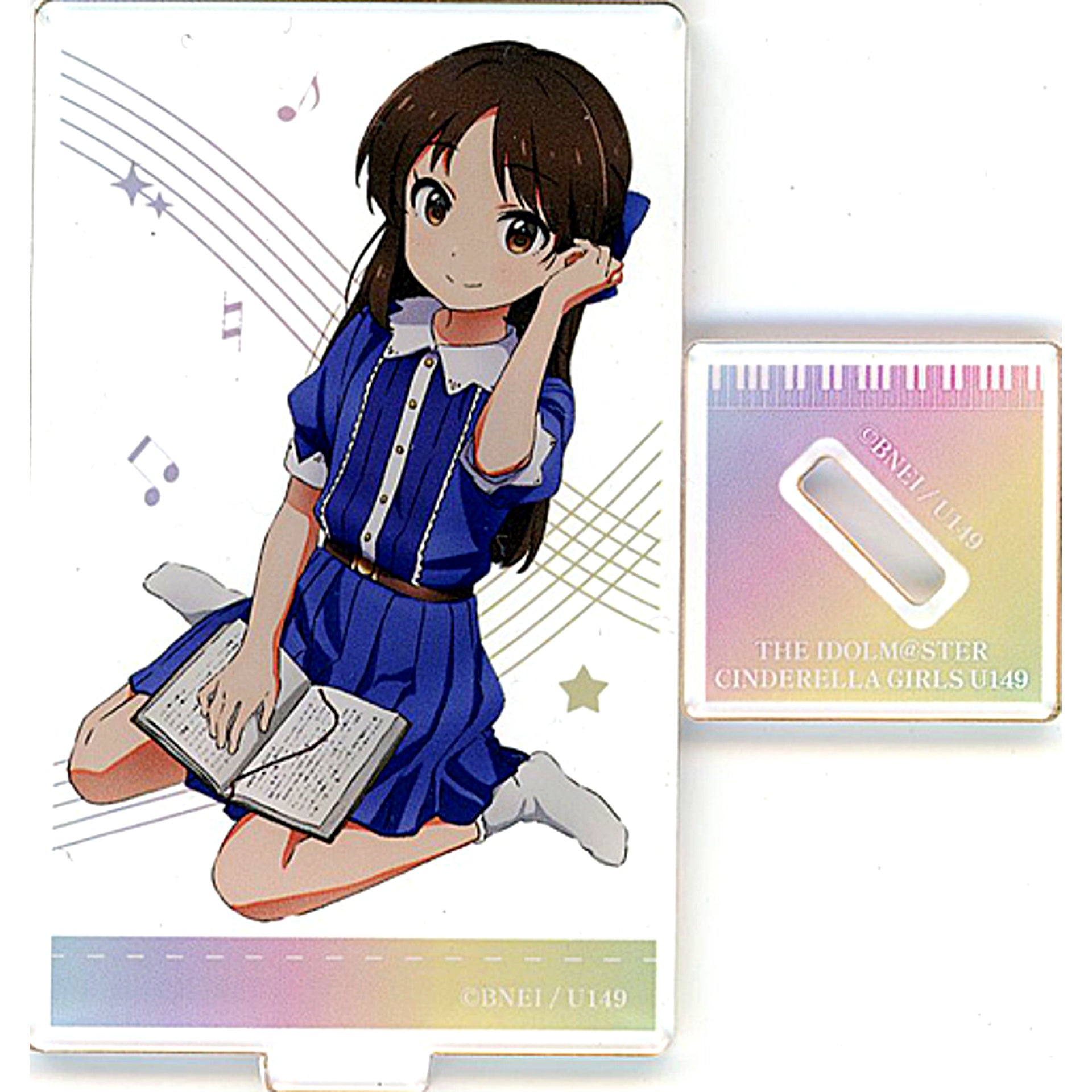 Arisu Tachibana Vertical Book THE IDOLM@STER Cinderella Girls U149 Official Trading Acrylic Stand Set Twinkle Party Commemoration [USED]