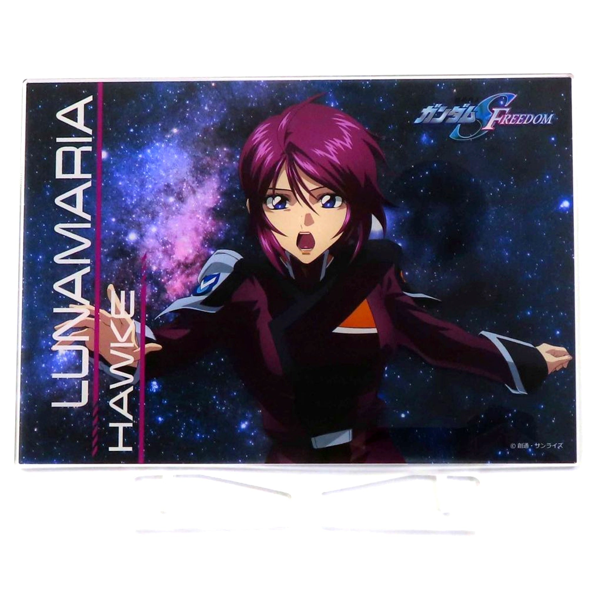 Lunamaria Hawke Mobile Suit Gundam SEED FREEDOM Acrylic Board THE EXPERIENCE Kira Yamato Ikimasu! Hasshin Throttle Roulette! Prize S Strike Freedom [USED]