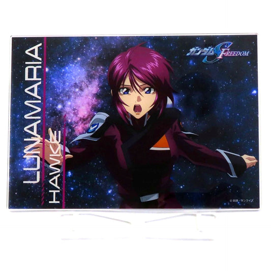 Lunamaria Hawke Mobile Suit Gundam SEED FREEDOM Acrylic Board THE EXPERIENCE Kira Yamato Ikimasu! Hasshin Throttle Roulette! Prize S Strike Freedom [USED]