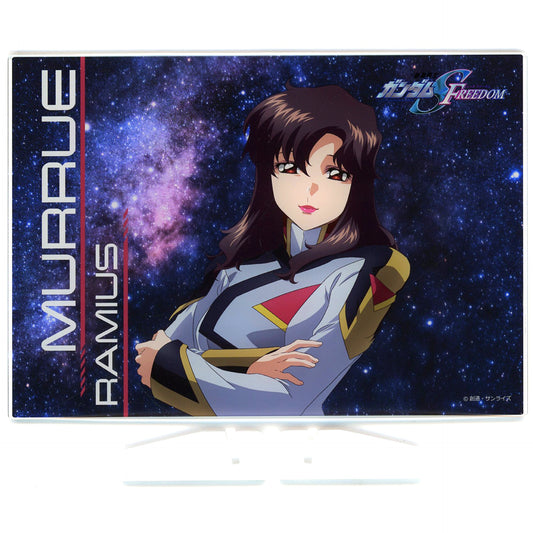 Murrue Ramius Mobile Suit Gundam SEED FREEDOM THE EXPERIENCE Acrylic Board S Prize Strike Freedom Roulette [USED]