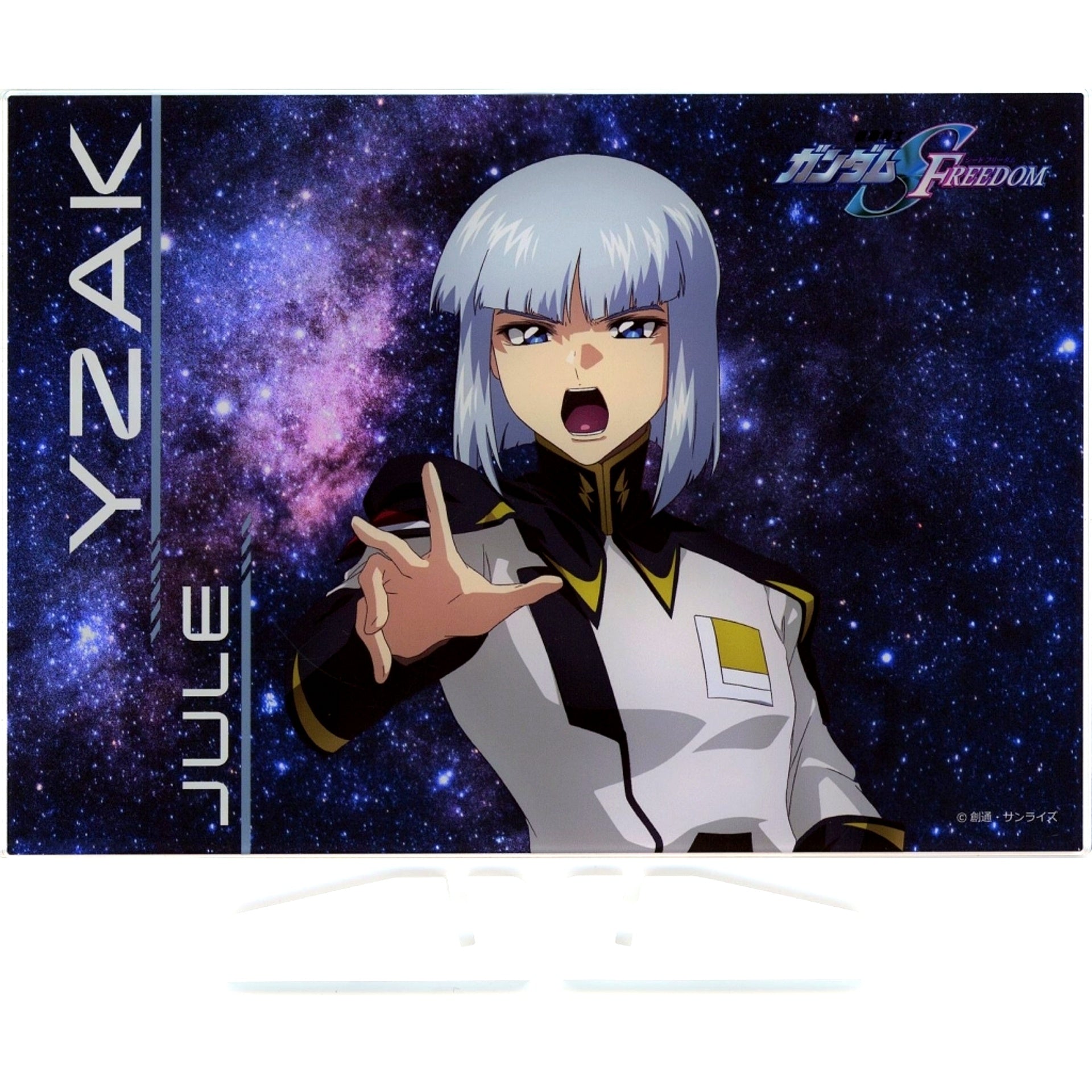 Yzak Joule Mobile Suit Gundam SEED FREEDOM THE EXPERIENCE Acrylic Board Kira Yamato Ikimasu! Launch Throttle Roulette! Prize S Strike Freedom [USED]