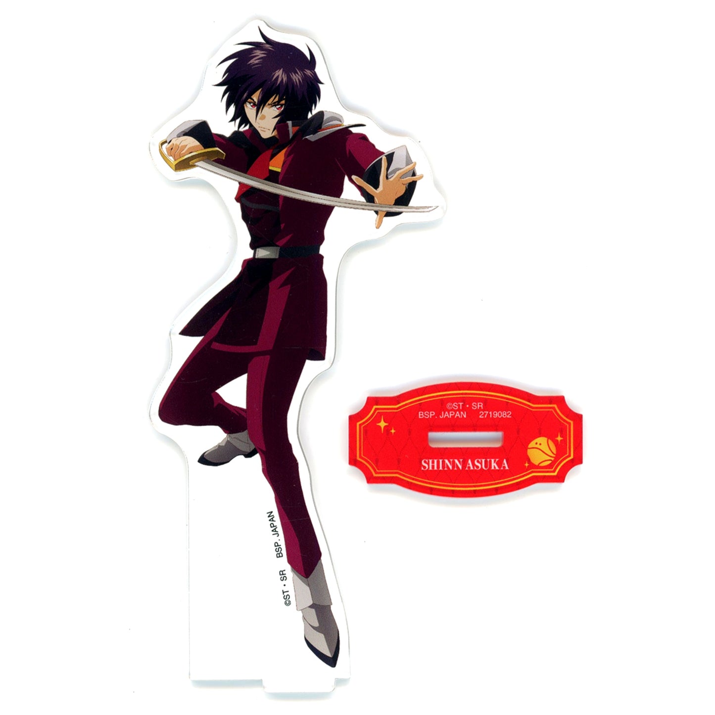 Shinn Asuka Mobile Suit Gundam SEED FREEDOM THE EXPERIENCE x Namco Campaign Vol.1 Acrylic Plate with Stand [USED]