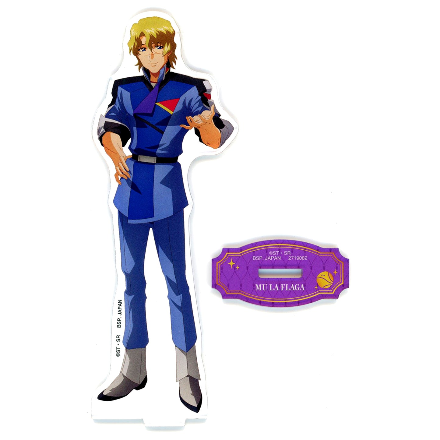 Mu La Flaga Mobile Suit Gundam SEED FREEDOM Stand-attached Acrylic Plate vol.1 THE EXPERIENCE x Namco Campaign [USED]