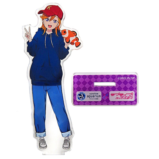 Kanon Shibuya Love Live! Superstar!! x Sunshine Aquarium Superstar Aquarium Illustration Acrylic Stand [USED]
