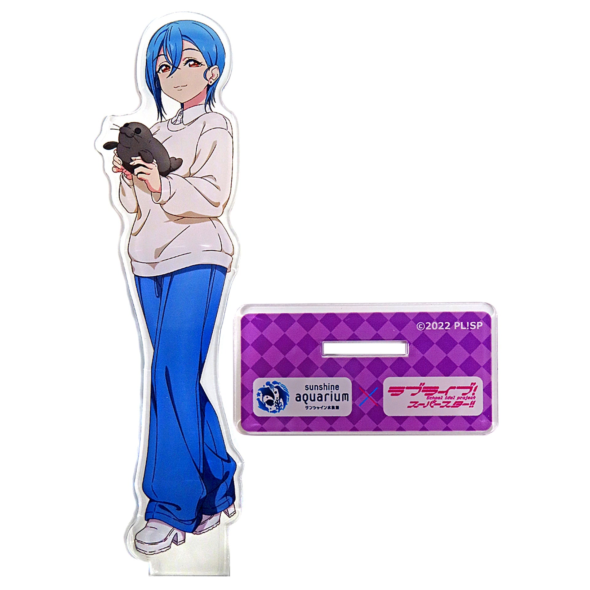 Shiki Wakana Love Live! Superstar!! Illustration Acrylic Stand Sunshine Aquarium Superstar Aquarium [USED]