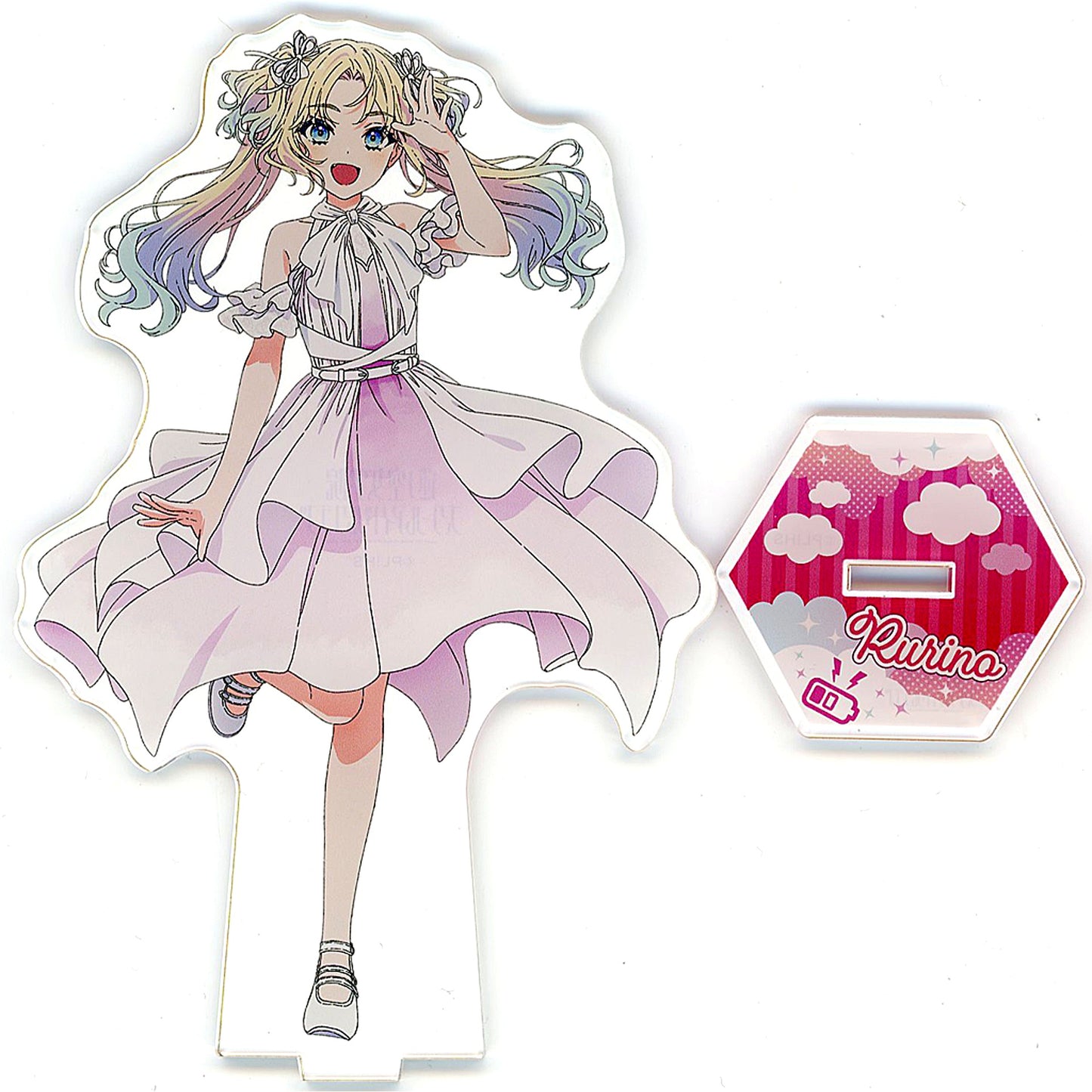 Rurino Osawa Big Acrylic Stand Link to the FUTURE GiGO Collab Cafe Love Live! Hasunosora Girls' High School Idol Club [USED]