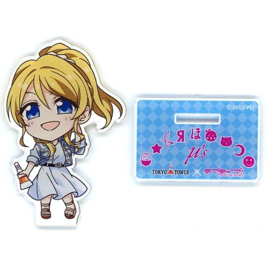 Eli Ayase Love Live! in Tokyo Tower Summer Vacation Tokyo Tower Tour 2023 Illustration Deformed Acrylic Stand [USED]
