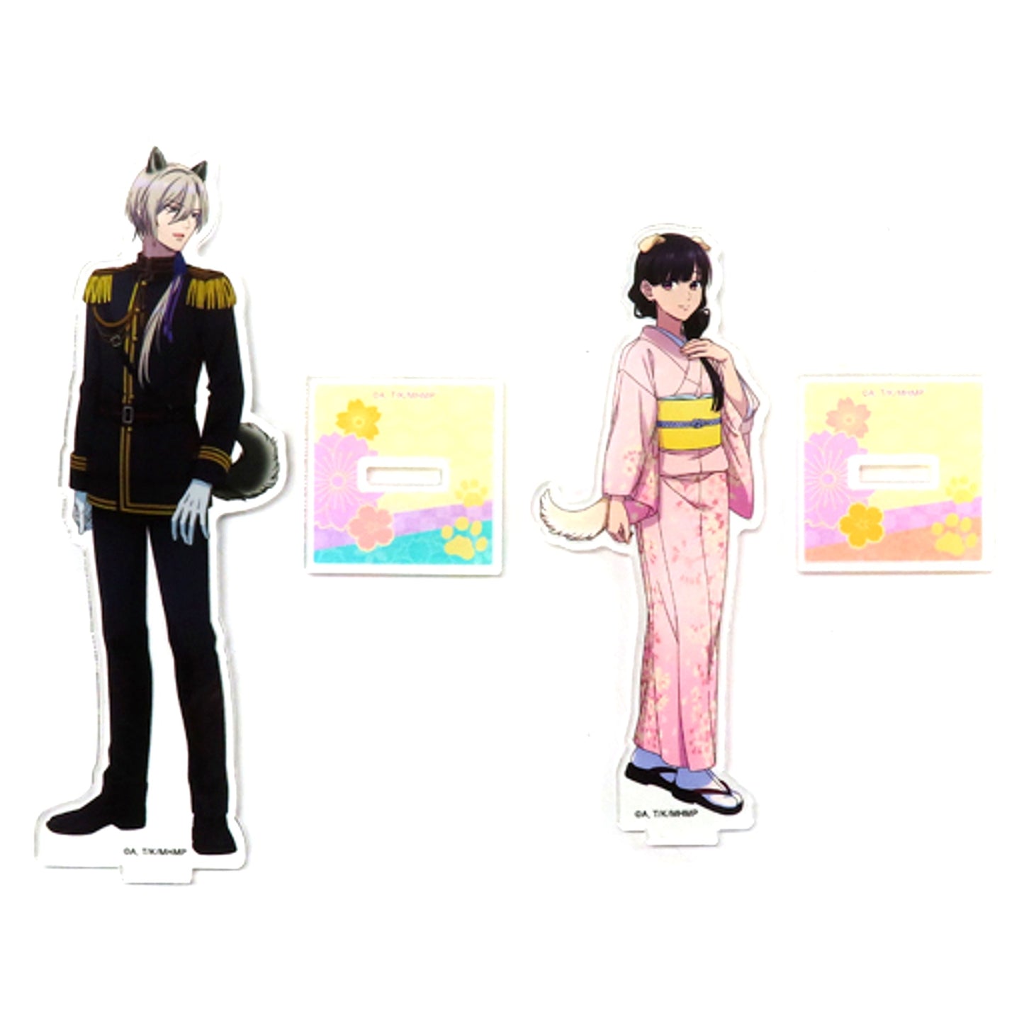 Kiyoka Kudo & Miyo Saimori Acrylic Stand Set Dog Ears Ver. My Happy Marriage [USED]