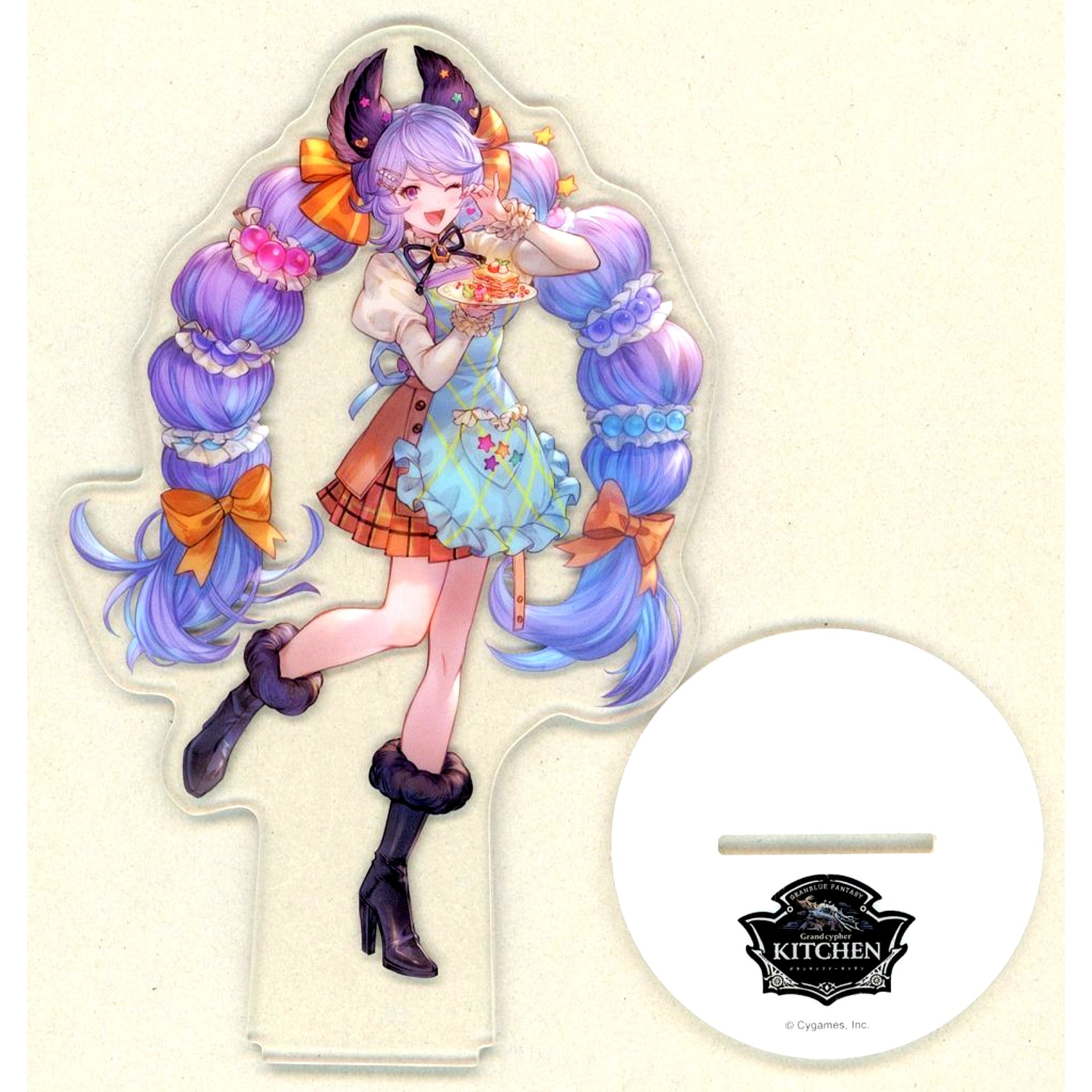 Satyr Granblue Fantasy x Pasela Resorts Grandcypher Kitchen Character Acrylic Stand [USED]