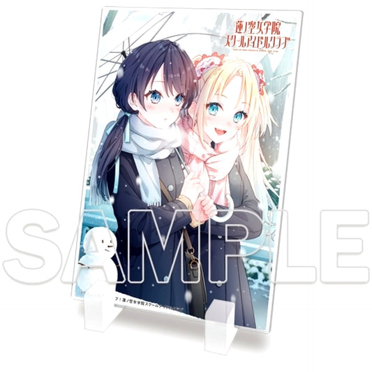 Sayaka and Rurino Mini Acrylic Plate Love Live! Hasunosora Girls' High School Idol Club [USED]