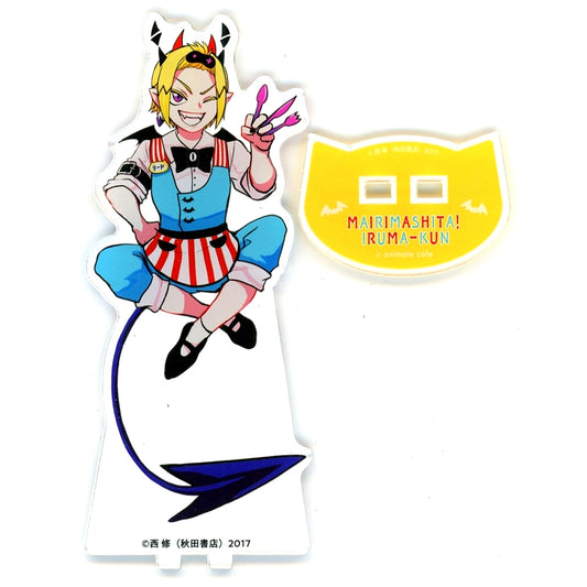 Lied Shax Big Acrylic Stand Welcome to Demon School! Iruma-kun x We are the Main Characters of the Demon World! x animate cafe [USED]