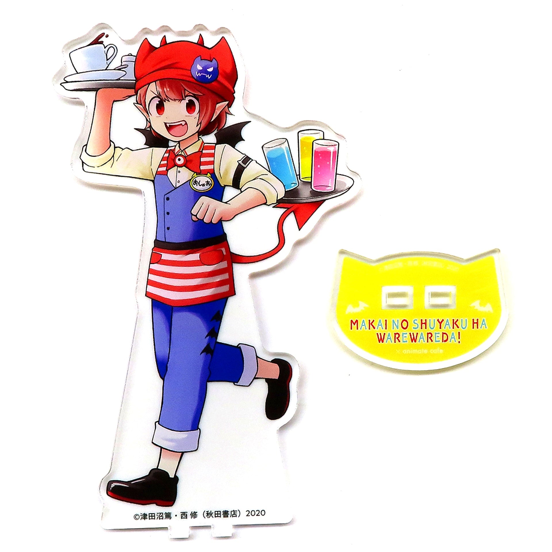 Teufel Shaolon Welcome to Demon School! Iruma-kun x Makai no Shuyaku wa Wareware da! x animatecafe BIG Acrylic Stand [USED]