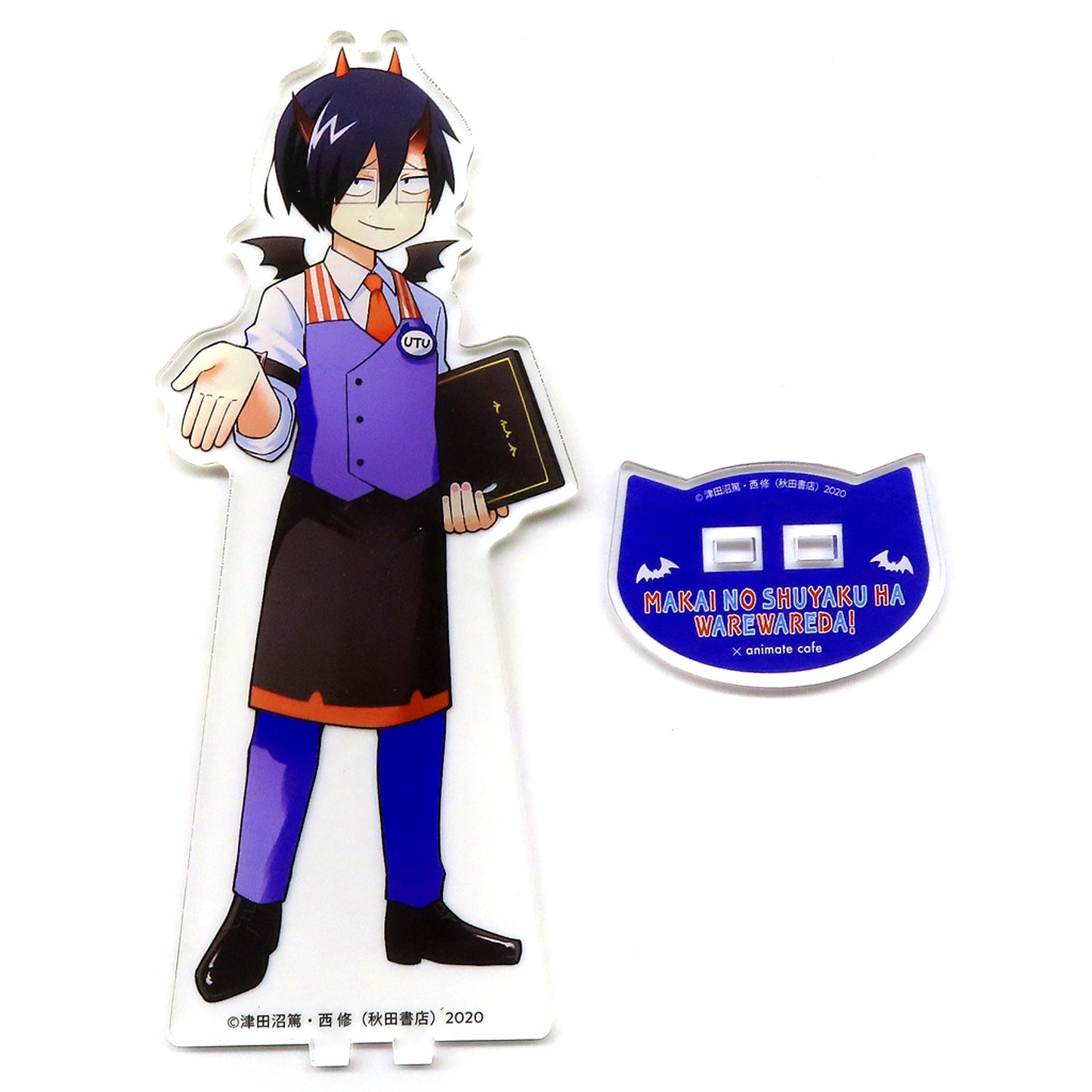 Reira Utsu Welcome to Demon School! Iruma-kun x Makai no Shuyaku wa Wareware da! x animatecafe BIG Acrylic Stand [USED]