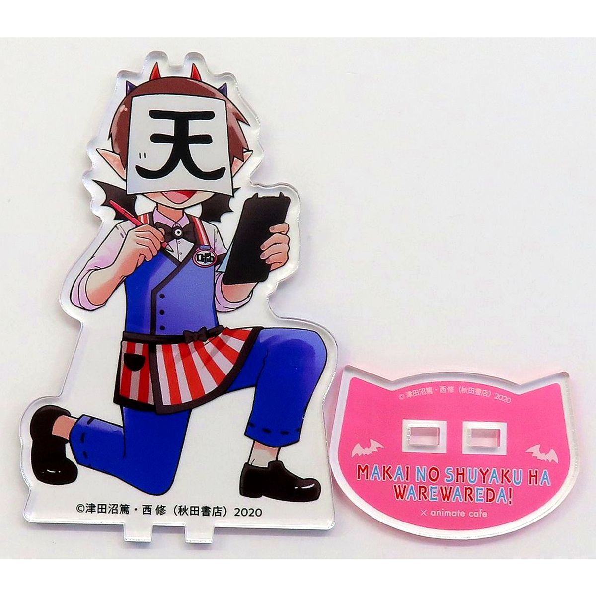 Klein Robolo Big Acrylic Stand Welcome to Demon School! Iruma-kun x Makai no Shuyaku wa Wareware da! x animate cafe [USED]
