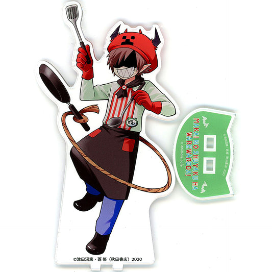 Bombe Zomu Big Acrylic Stand Welcome to Demon School! Iruma-kun x We are the Main Characters of the Demon World! x animate cafe [USED]