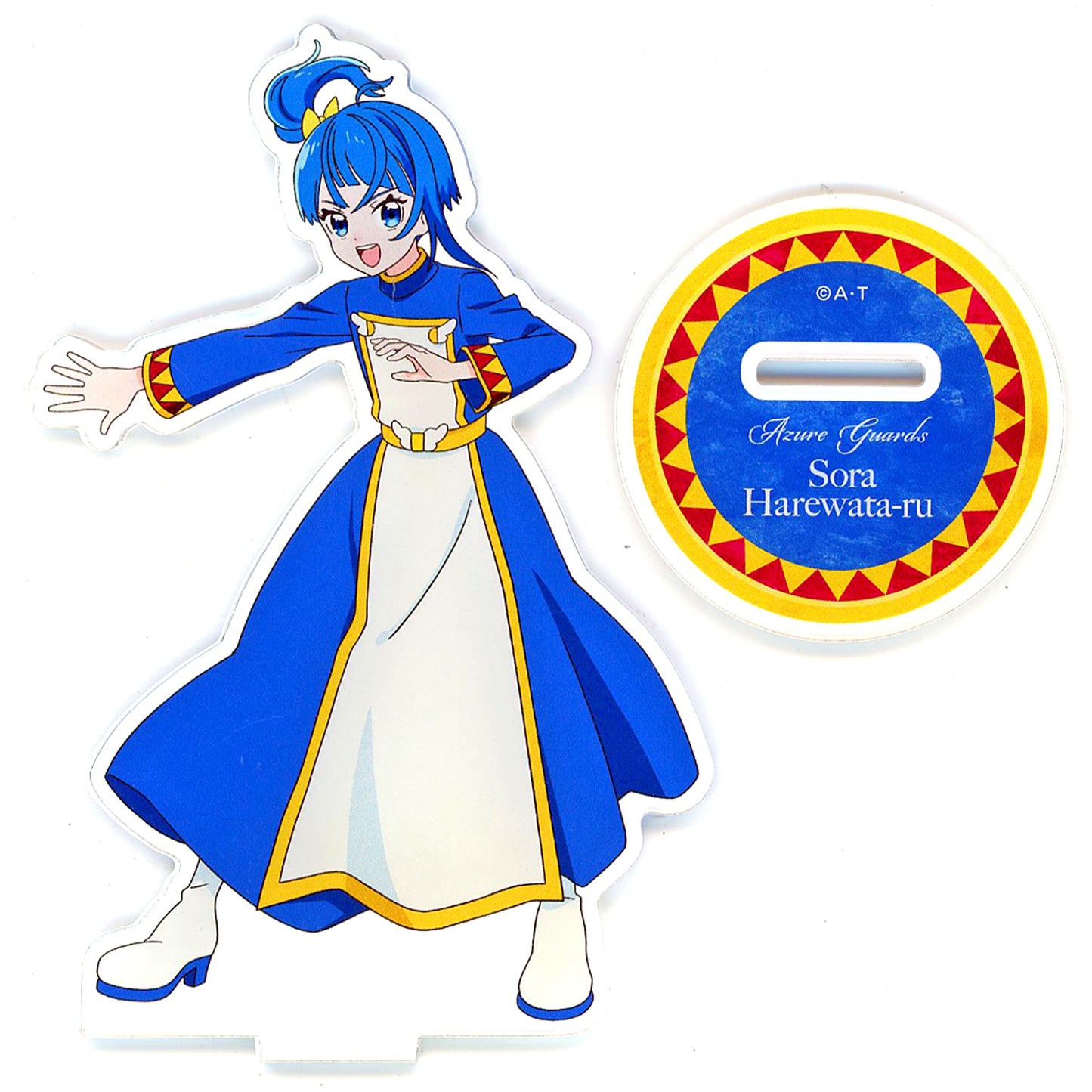 Sora Harewataru Blue Guards Acrylic Stand Hirogaru Sky! Precure Pretty Store Limited [USED]