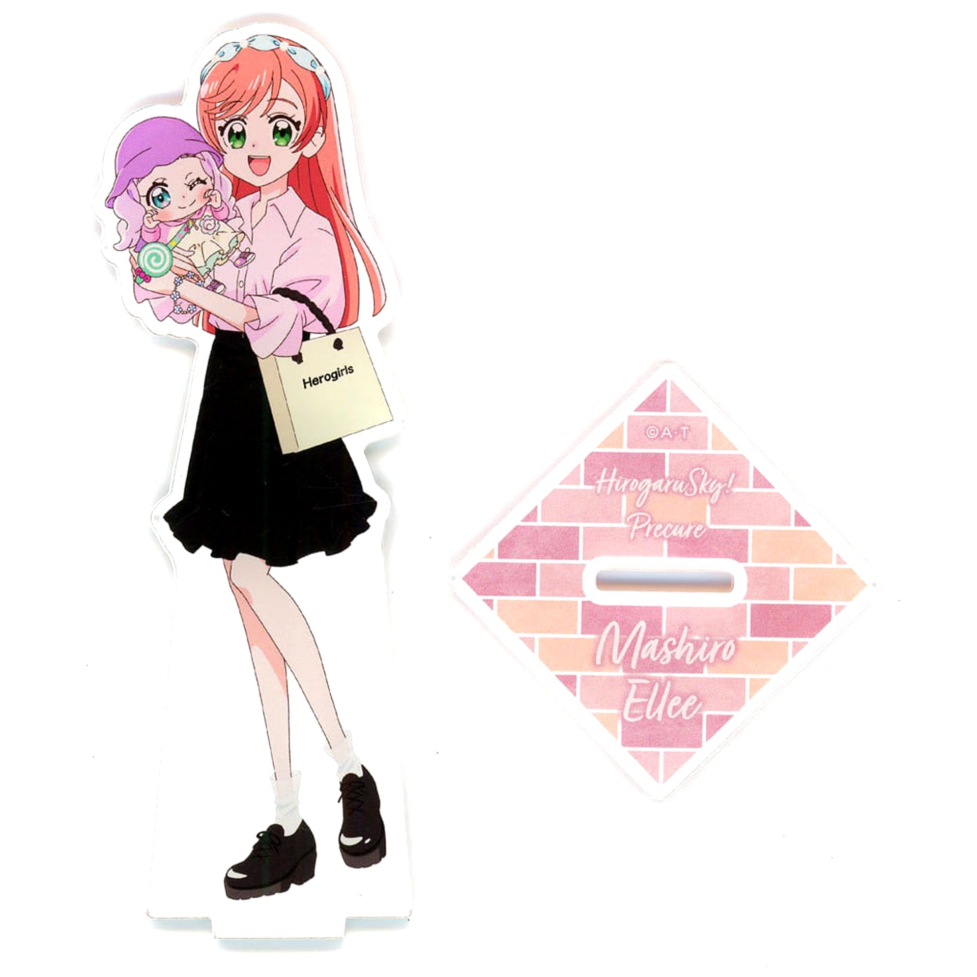 Mashiro Nijigaoka & Princess Ellee Hirogaru Sky! Precure Outing Snapshot Acrylic Stand Pretty Store Limited [USED]