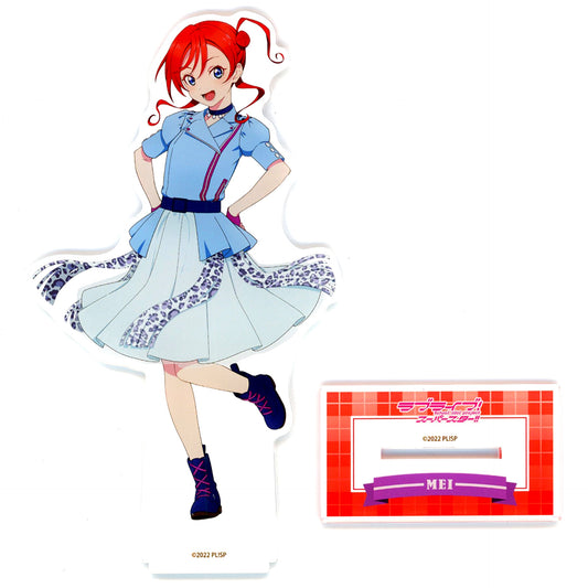 Mei Yoneme Love Live! Series x Tokyu Kabukicho Tower Collabo Matsuri!! Big Acrylic Stand [USED]