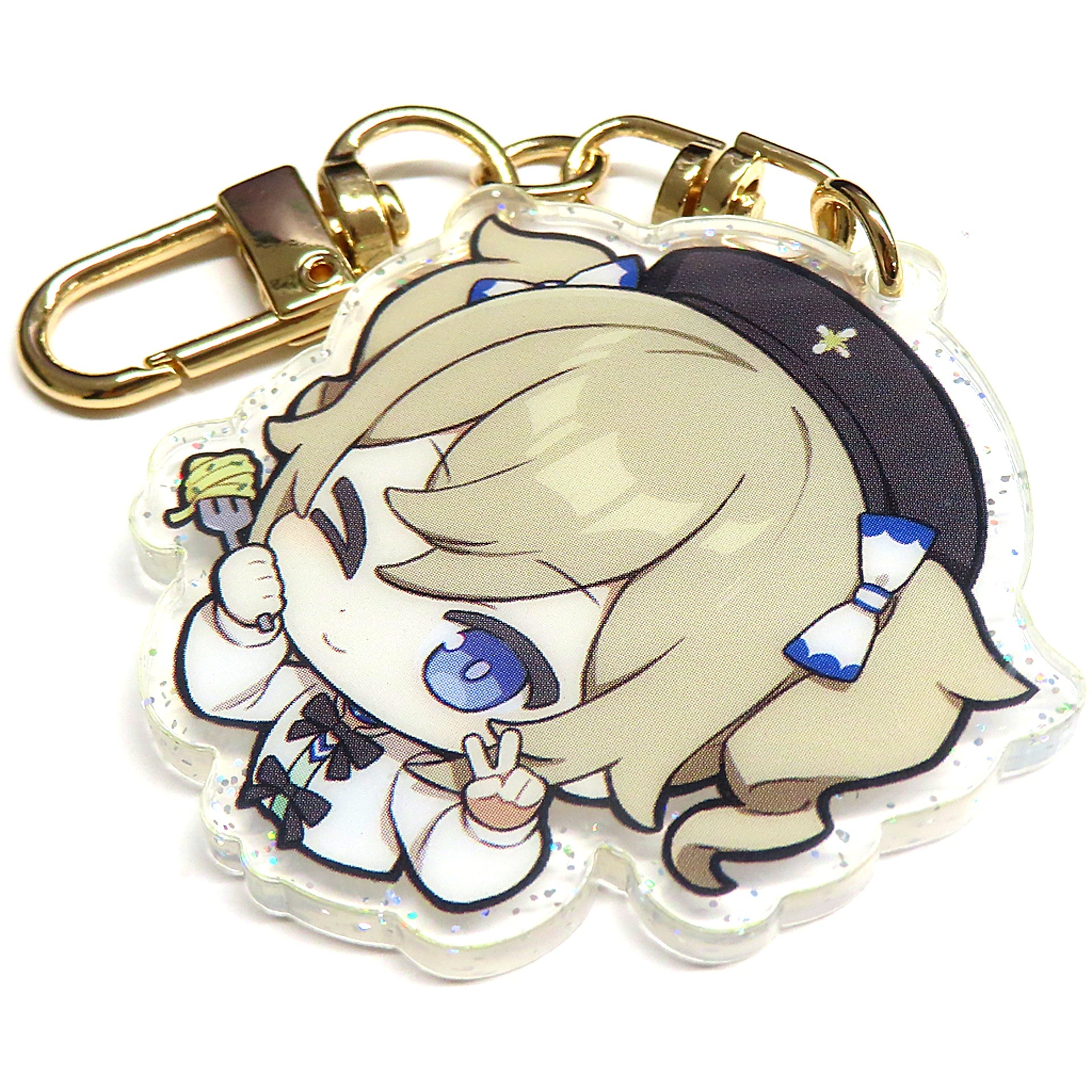 Barbara Wink Genshin Impact Acrylic Keychain Pizza Alvolo Korea Exclusive [USED]