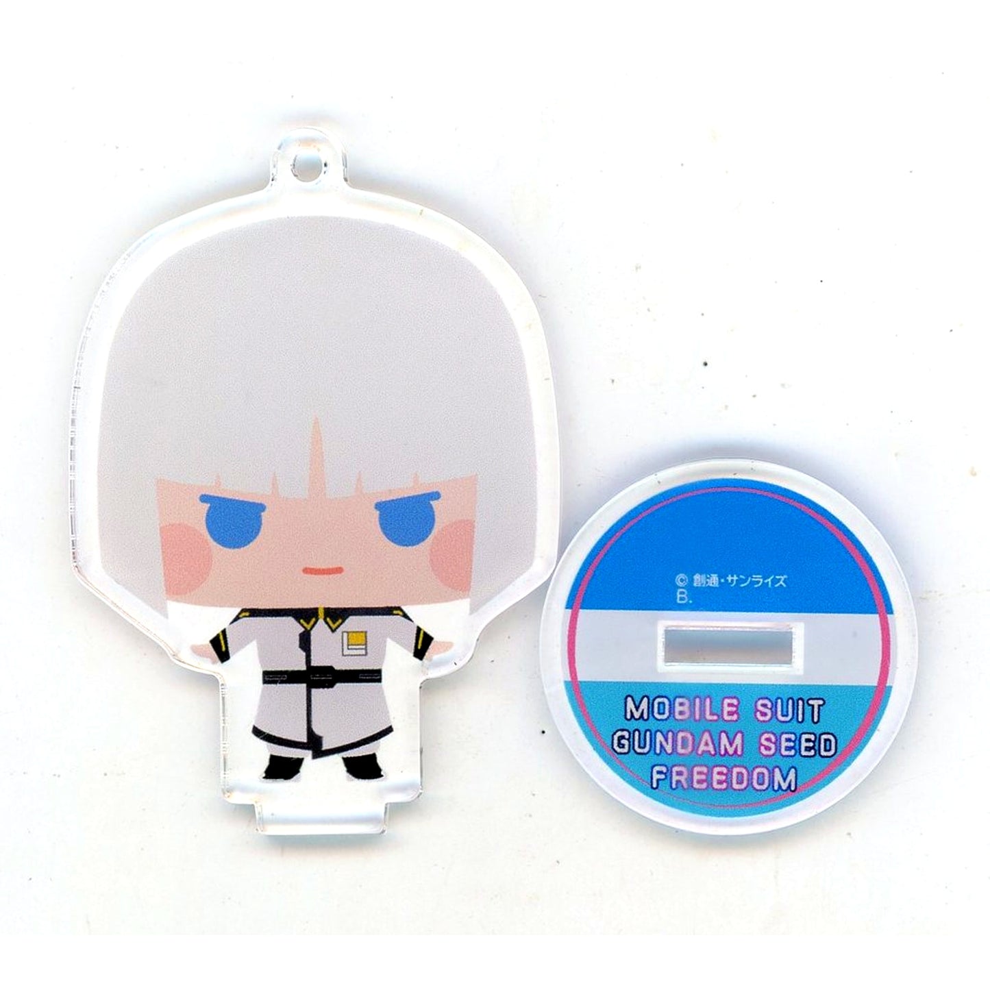 Yzak Jule Mobile Suit Gundam SEED FREEDOM Hapikuro! Chiikyara Acrylic Stand Charm [USED]