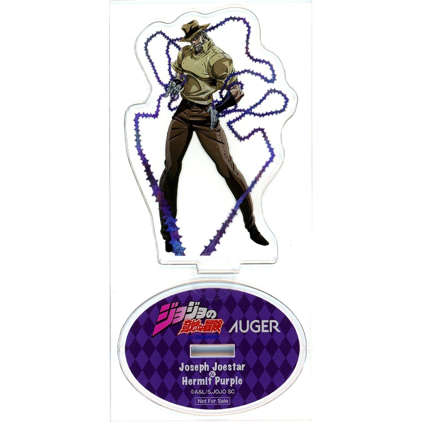 Joseph Joestar Acrylic Stand JoJo's Bizarre Adventure Part 3 Stardust Crusaders x Auger Limited Package Purchase Bonus [USED]