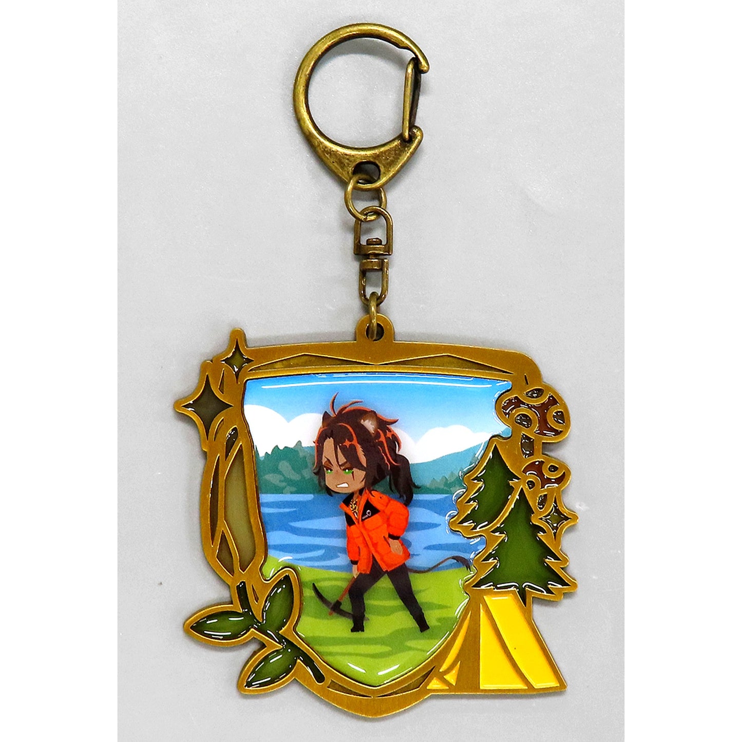 Leona Kingscholar Disney Twisted-Wonderland Memorial Metal Charm vol.2 The Exhibition [USED]