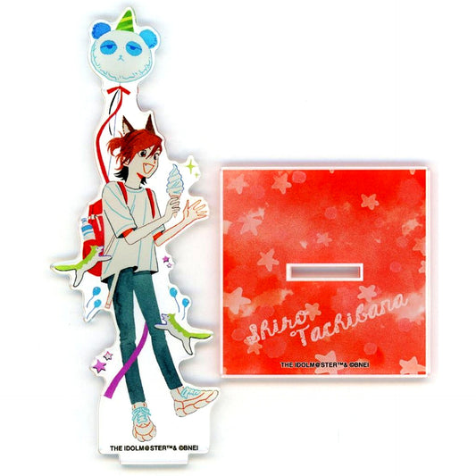 Shiro Tachibana The Idolmaster SideM x Kumazou Collabo Illustration Official Acrylic Stand [USED]