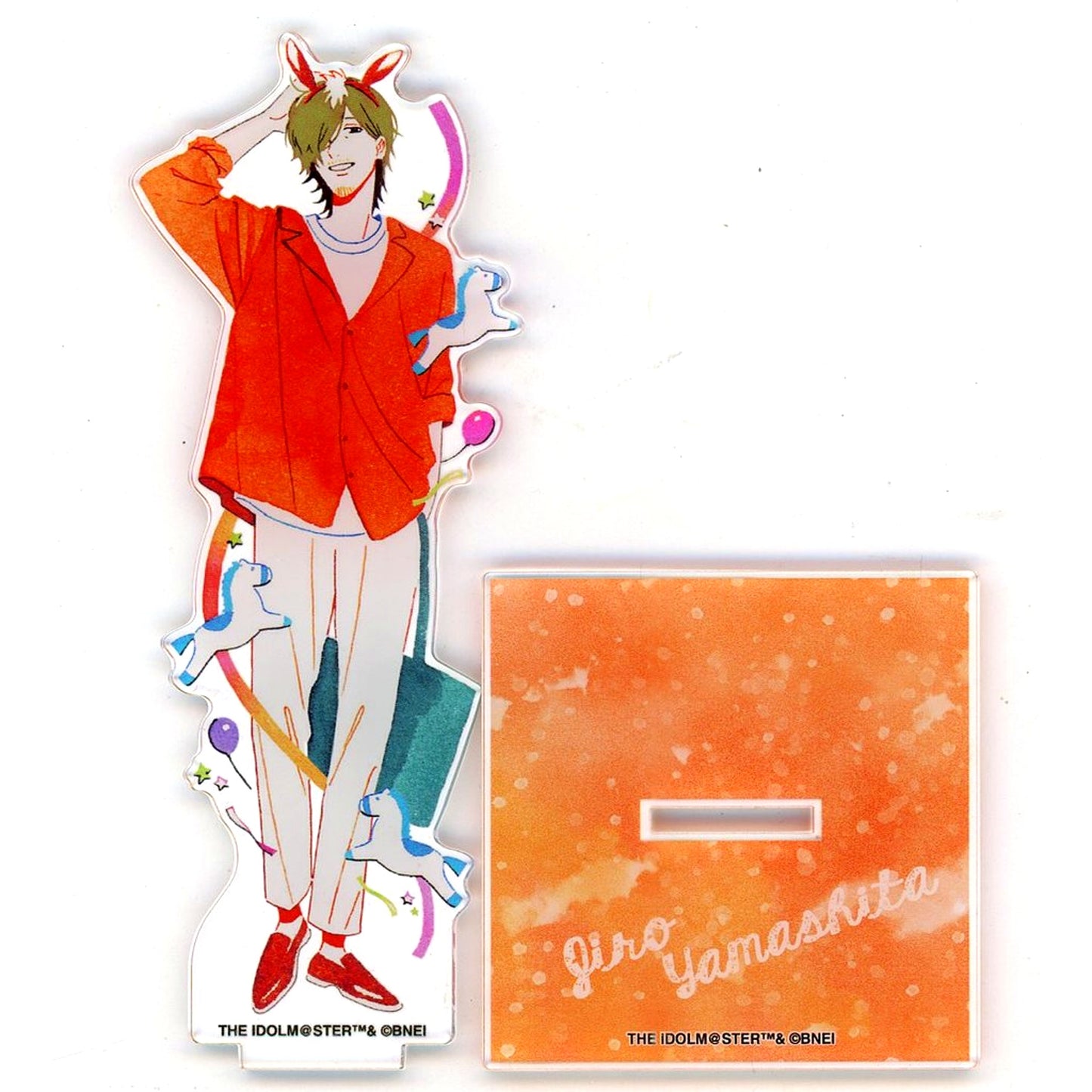 Jiro Yamashita Official Acrylic Stand The Idolmaster SideM x Kumazo Collaboration Illustration [USED]