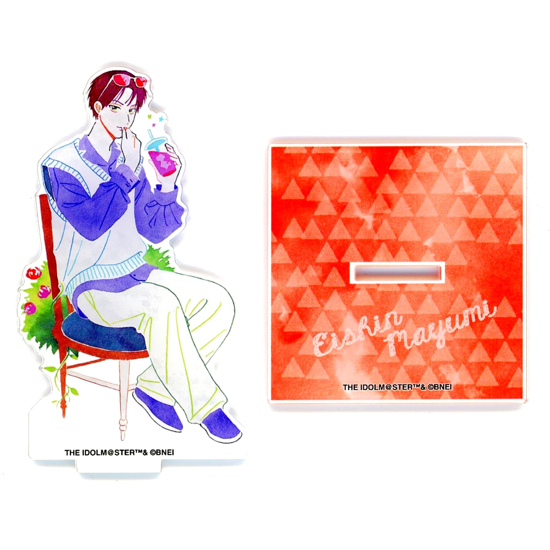 Eishin Mayumi The Idolmaster SideM Official Acrylic Stand x Kumazo Collab Illustration vol.2 [USED]