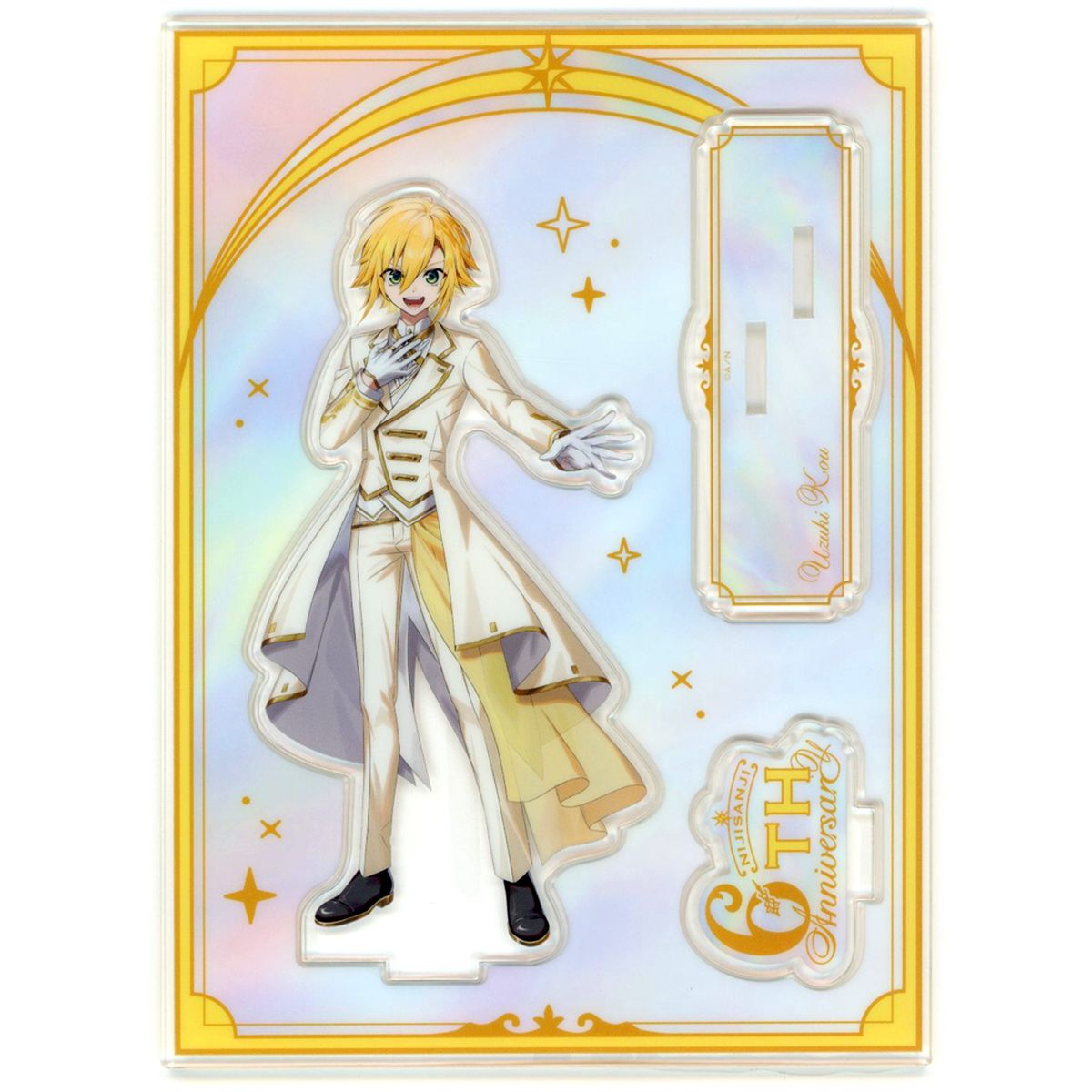 Uzuki Kou Acrylic Stand Virtual YouTuber Nijisanji 6th Anniversary Goods [USED]