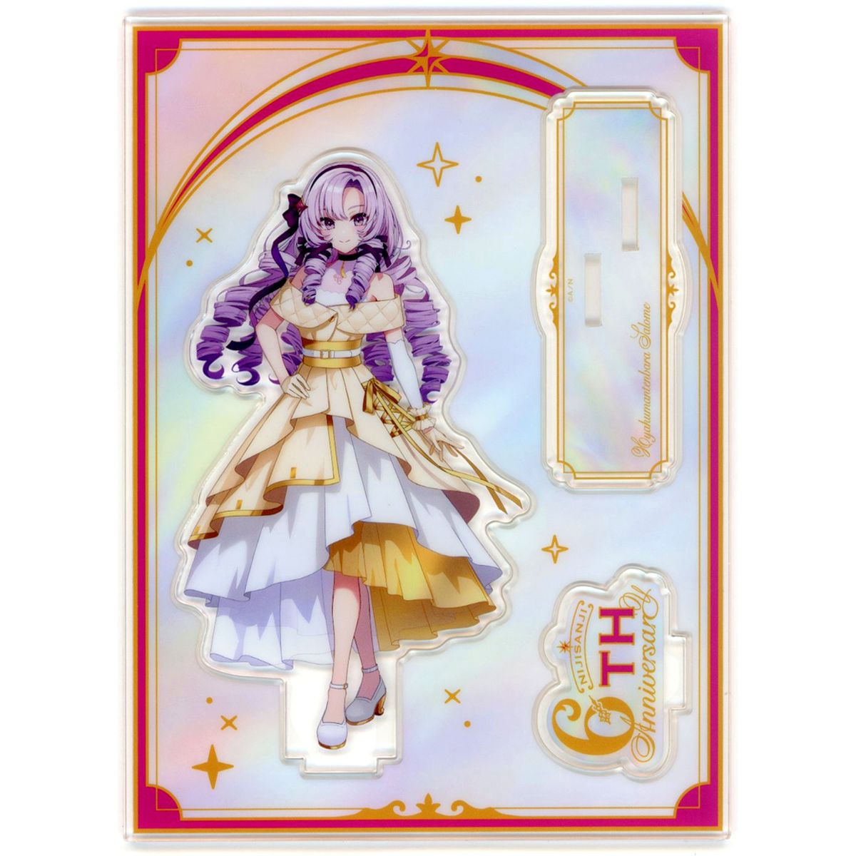Hyakumantenbara Salome Virtual YouTuber Nijisanji Acrylic Stand 6th Anniversary Goods [USED]