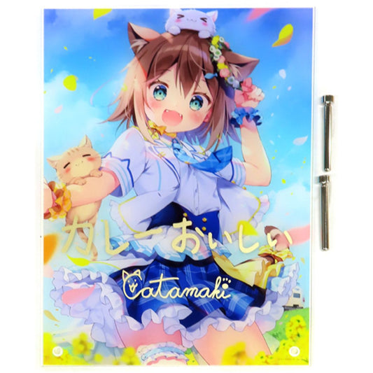 Fumino Tamaki Signed Acrylic Panel Virtual YouTuber Nijisanji [USED]