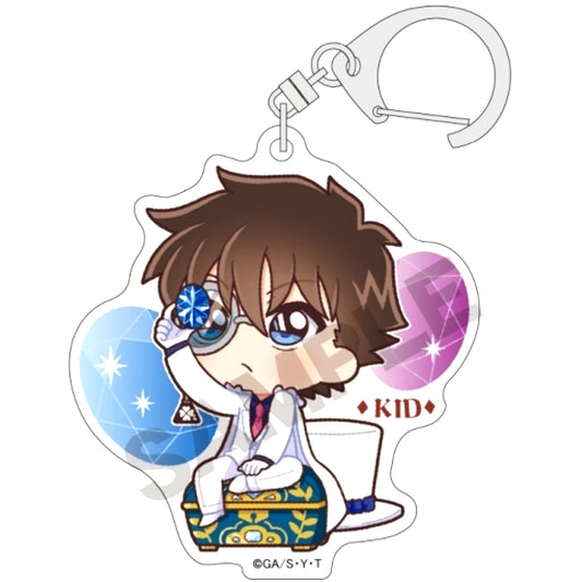 Kaito Kid Detective Conan Trading Acrylic Keychain Jewel [USED]