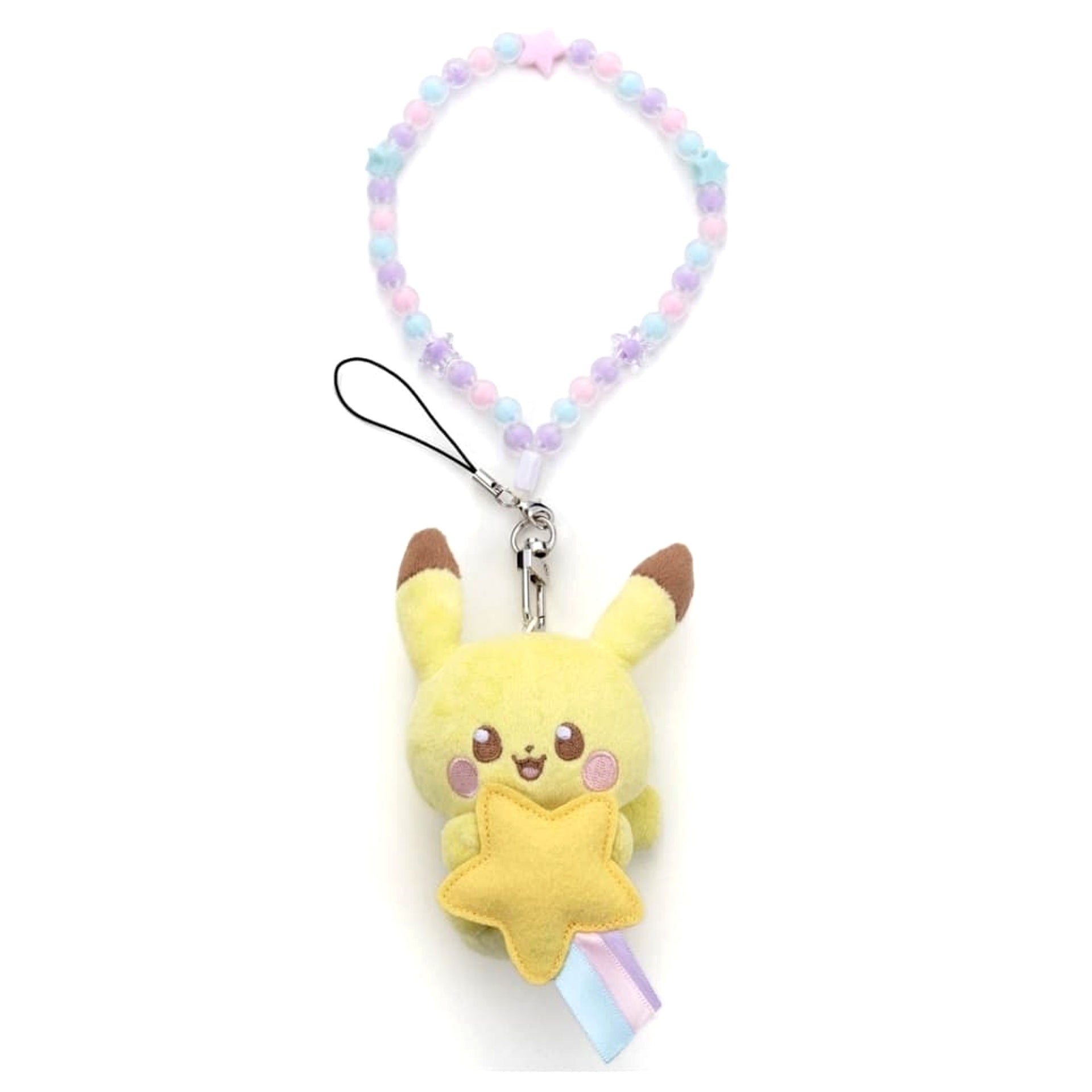 Pokemon Pikachu Poke Peace Plush Strap Star Ver. Plush [USED]