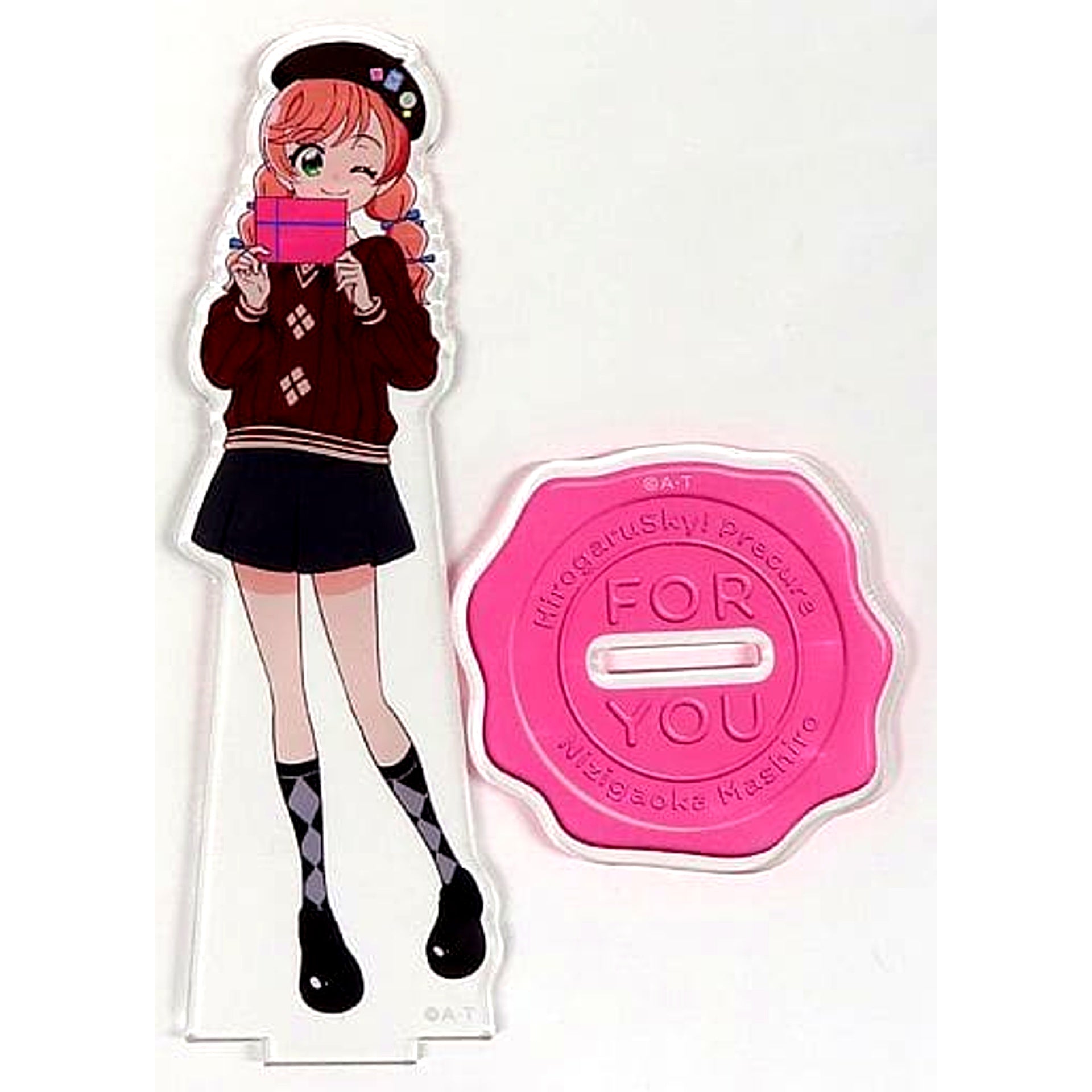 Mashiro Nijigaoka Soaring Sky! Precure Acrylic Stand Message for you Pretty Store Limited [USED]