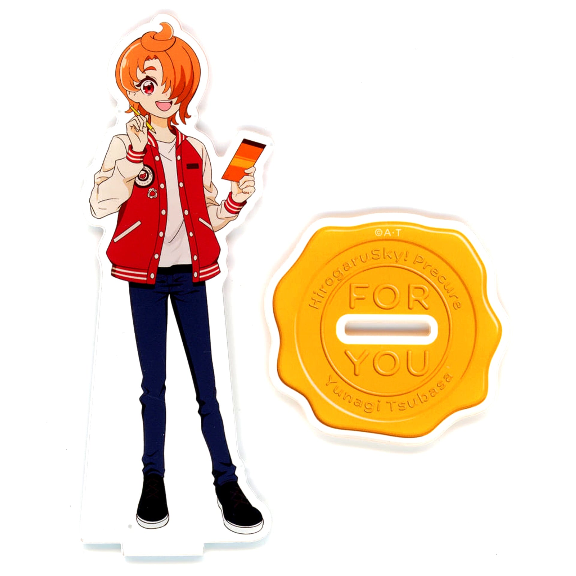 Tsubasa Yuunagi Soaring Sky! Precure Acrylic Stand Message for you Pretty Store Limited [USED]