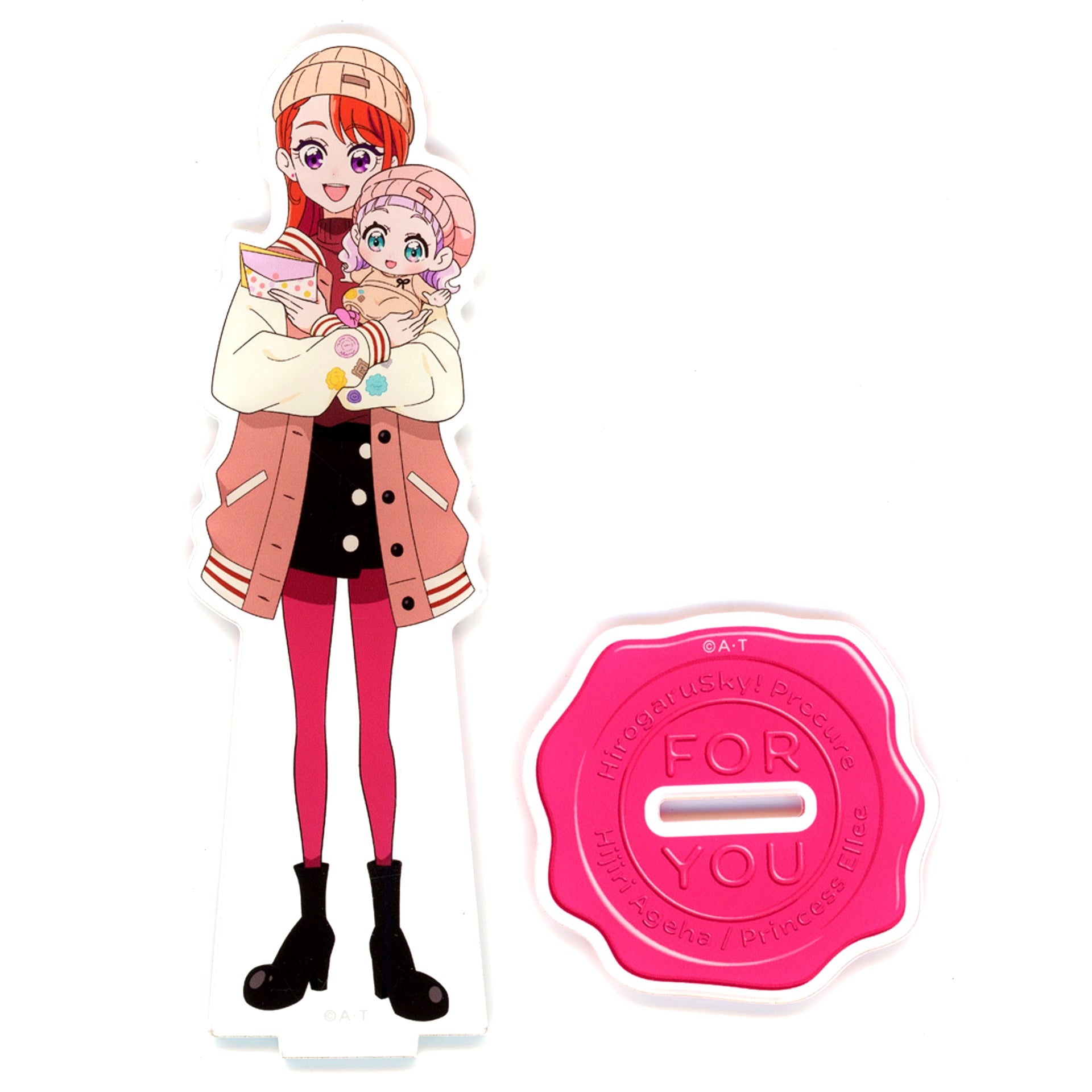 Ageha Hijiri Message for you Acrylic Stand Hirogaru Sky! Precure Pretty Store Limited [USED]