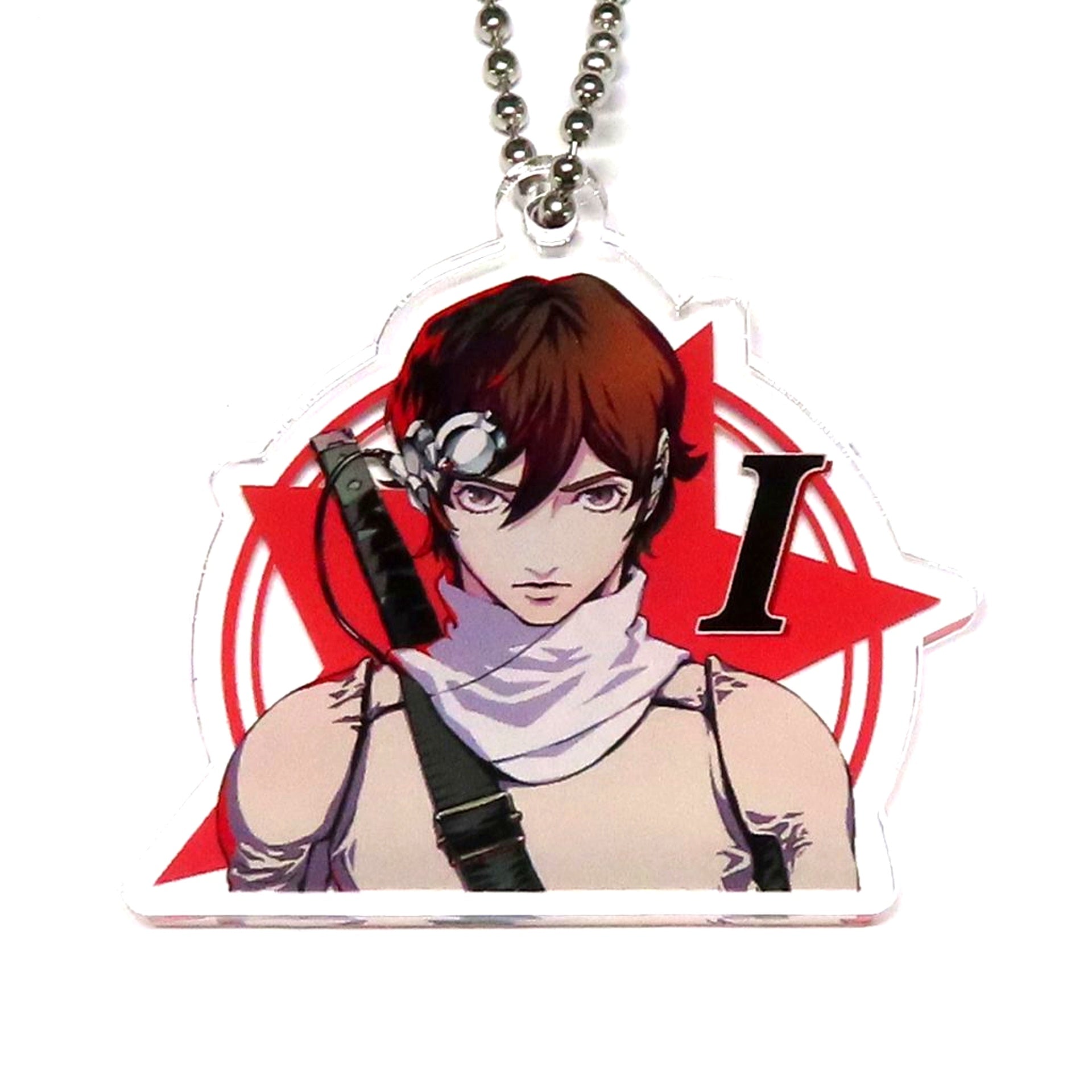 The Hero Shin Megami Tensei Protagonist Acrylic Keychain 30th Anniv Thanksgiving [USED]