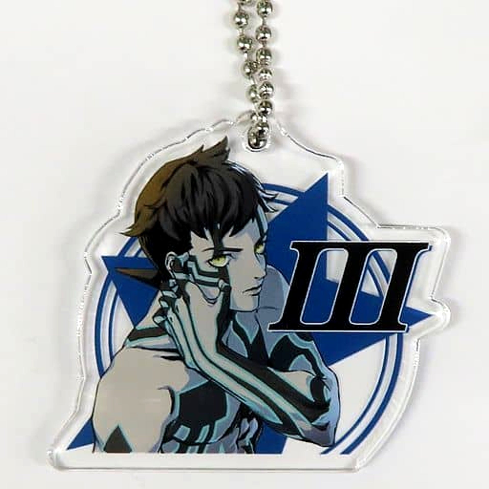 Shin Megami Tensei Hitoshura Main Character Acrylic Keychain 30th Anniversary Thanksgiving Festival Limited Keychains [USED]