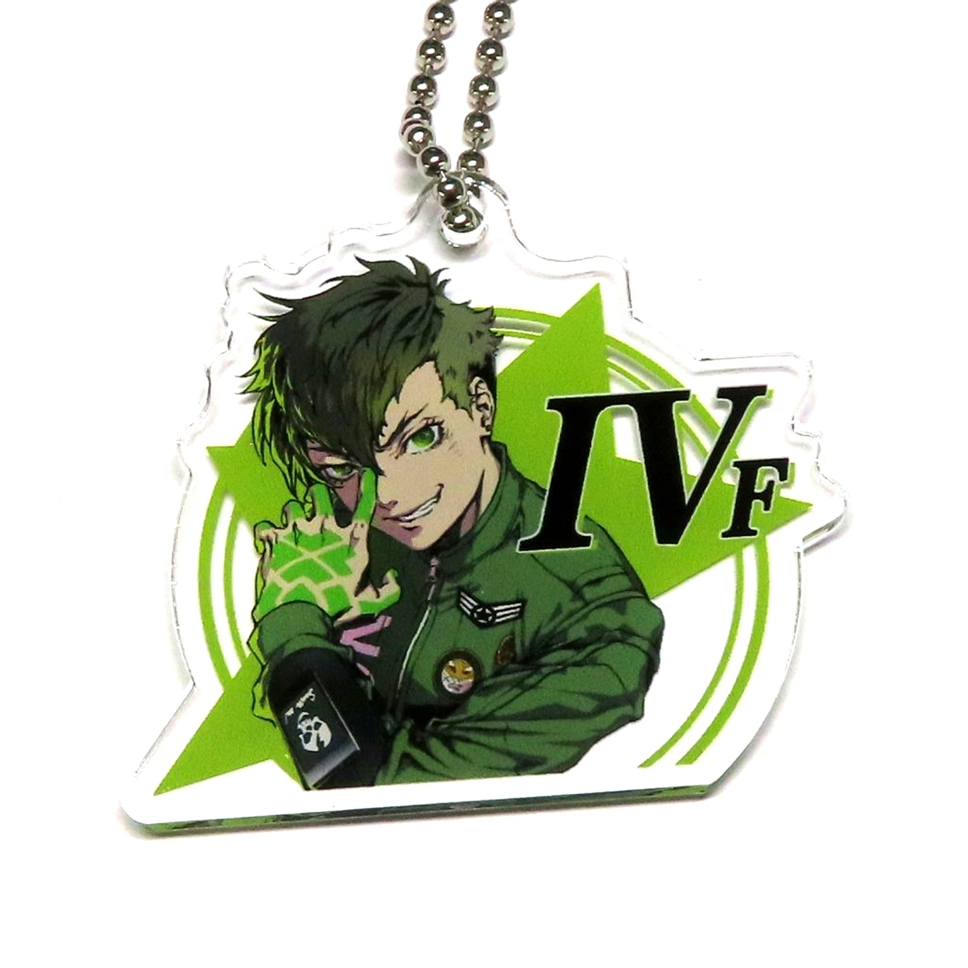 Nanashi Shin Megami Tensei Protagonist Acrylic Keychain 30th Anniv Thanksgiving [USED]