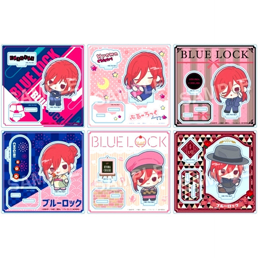 Set of 6 Hyoma Chigiri Select Collection Acrylic Stand Blue Lock [USED]