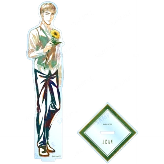 Jean Kirstein Attack on Titan Flower Shop Ver. Drawn Ani-Art BIG Acrylic Stand [USED]