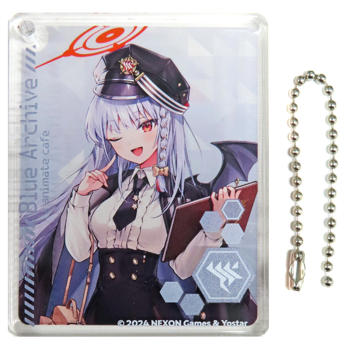 Blue Archive Haruna Kurodate CoLotta Acrylic Plate Keychain animate Cafe Limited Acrylic Stands [USED]