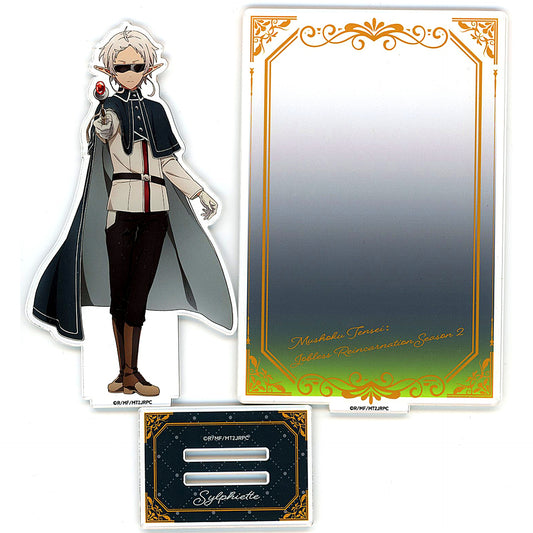 Sylphiette Sunglasses Front C-2 Prize Acrylic Stand DMM Scratch! Mushoku Tensei Jobless Reincarnation Season 2 Sylphiette Pickup [USED]