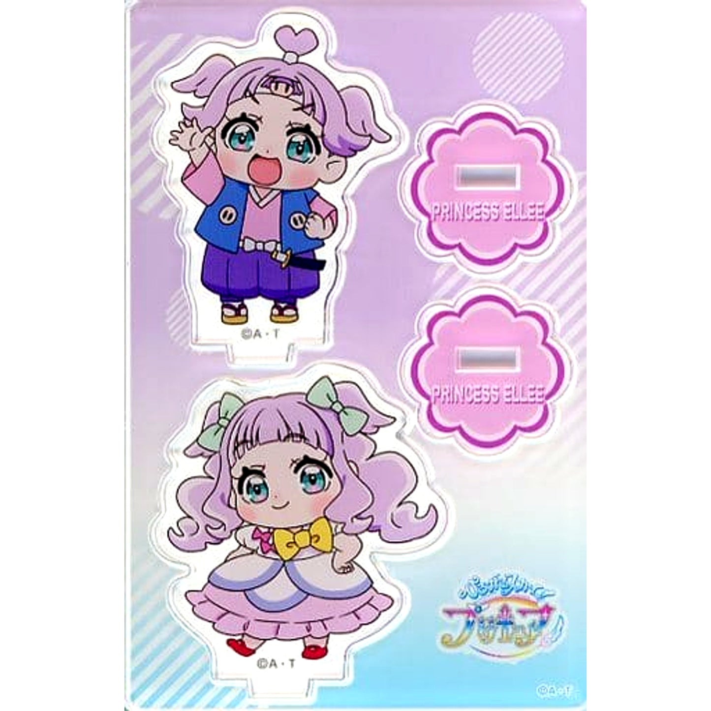 Princess Ellee Soaring Sky! Pretty Cure Mini Acrylic Stand Vol.5 Male Attire/Ribbon [USED]