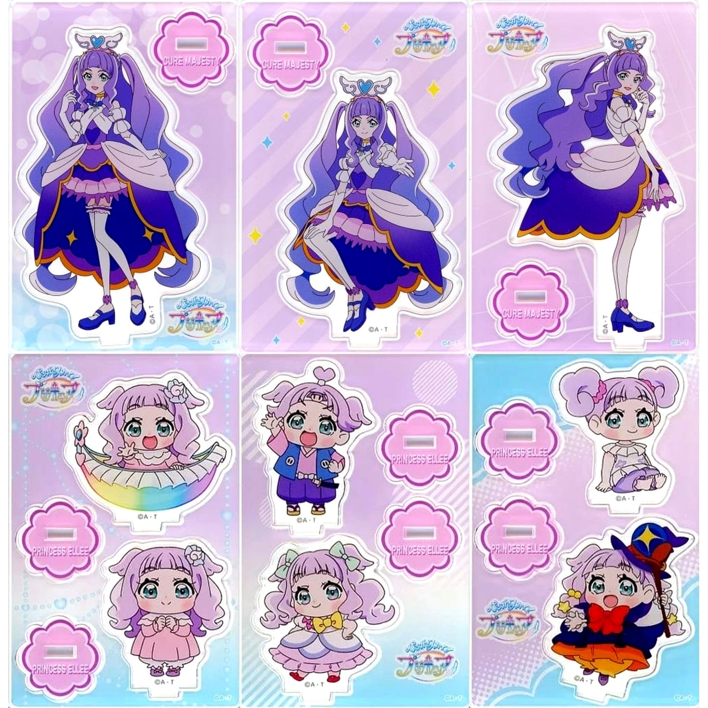 Hirogaru Sky! Precure Mini Acrylic Stand Vol. 5 Set of 6 [USED]