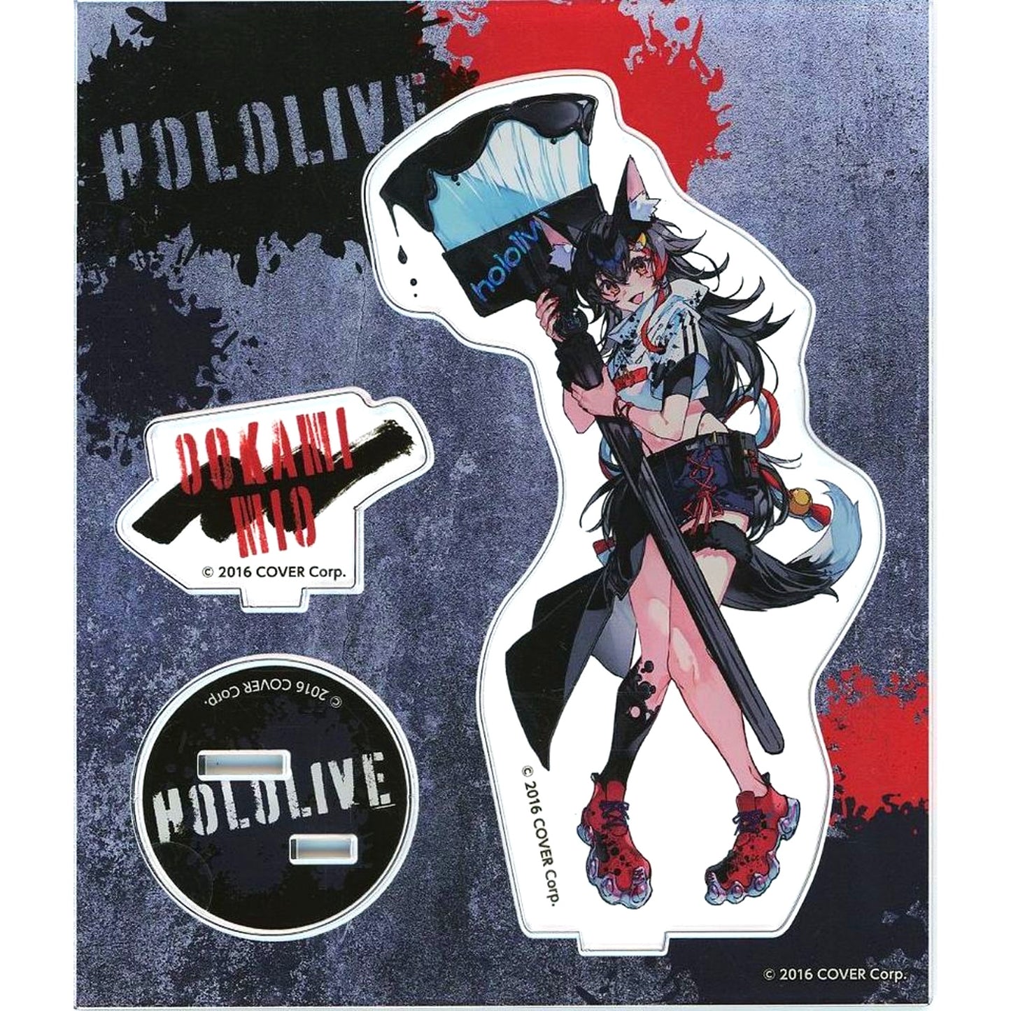 Ookami Mio Acrylic Stand VTuber hololive x AEON Black Friday [USED]